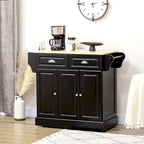 White / Grey Rolling Kitchen Island Cart with Storage – 1 Person