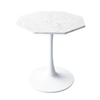 Porcelain White / Marble White / Marble Black 31.5" Octagonal Dining Table – Seats 2