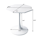 Porcelain White / Marble White / Marble Black 31.5" Octagonal Dining Table – Seats 2