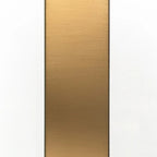 Brass / Blackened Bronze / Brass Walnut Geometric Steel & Glass Side Table – 1-Person