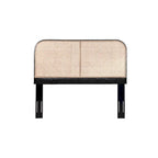 Natural Cane & Teak Curved Headboard, Queen/King, Sleeps 2