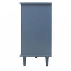 Blue / Dark Green 2-Door 3-Drawer Storage Cabinet, Classic Style, for 1