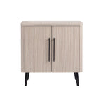 Oak / Maple / Grey Mid-Century Modern Accent Cabinet – Single