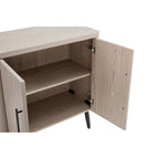 Oak / Maple / Grey Mid-Century Modern Accent Cabinet – Single